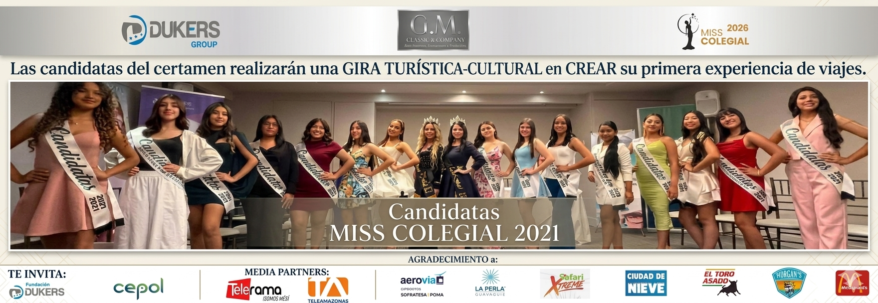 Paseo Turistico Miss Colegial 2026 Final 5