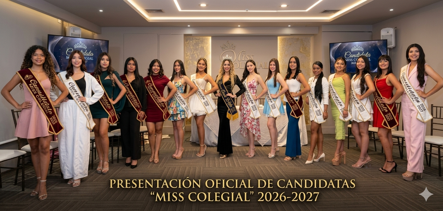 Presentación OFICIAL Candidatas MISS COLEGIAL 2026